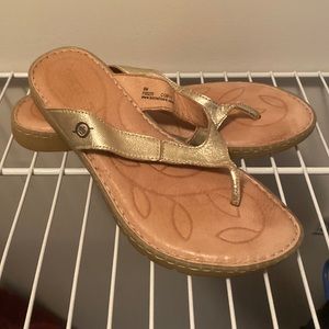 Gold Born Sandals like new